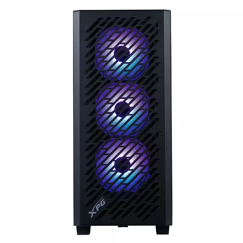 XPG VALOR AIR PRO Mid-Tower korpuss, Midi Tower, PC, Melns, ATX, EATX, micro ATX, Mini-ATX, SPCC, Rūdīts stikls, Multi