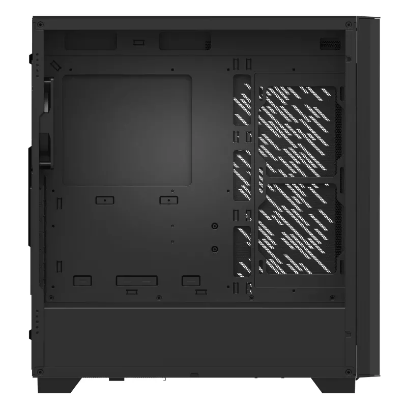 XPG VALOR AIR PRO Mid-Tower korpuss, Midi Tower, PC, Melns, ATX, EATX, micro ATX, Mini-ATX, SPCC, Rūdīts stikls, Multi