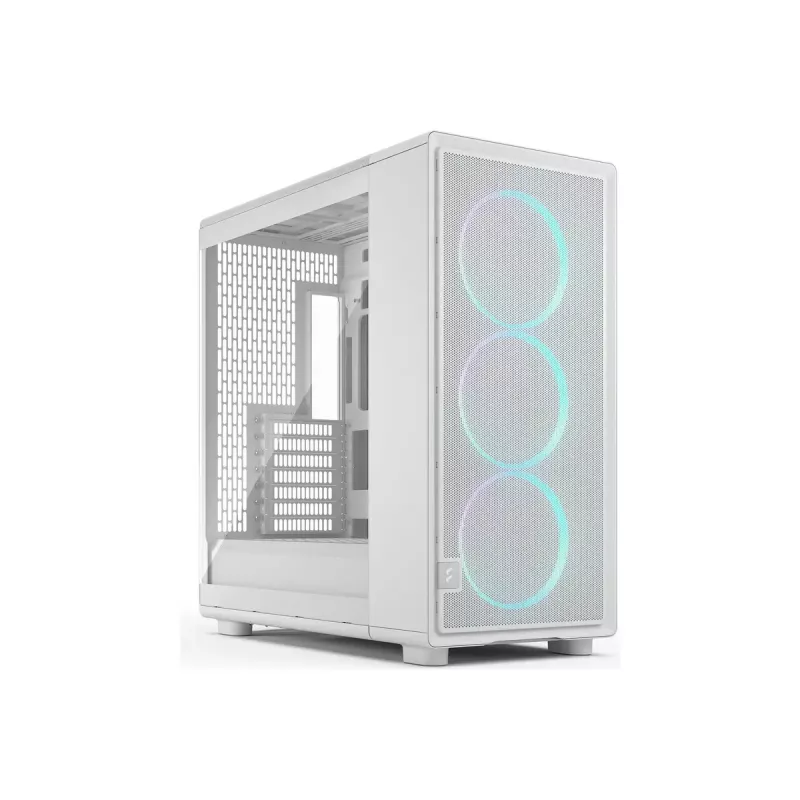 Fractal Design Epoch XL korpuss | Balts TG RGB Clear Tint | ATX
