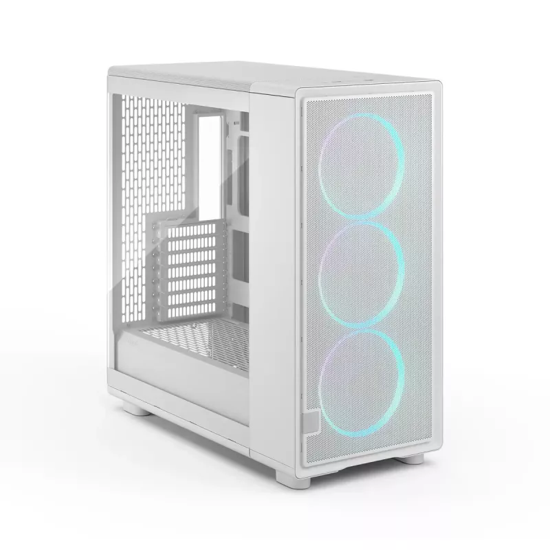 Fractal Design Epoch XL korpuss | Balts TG RGB Clear Tint | ATX