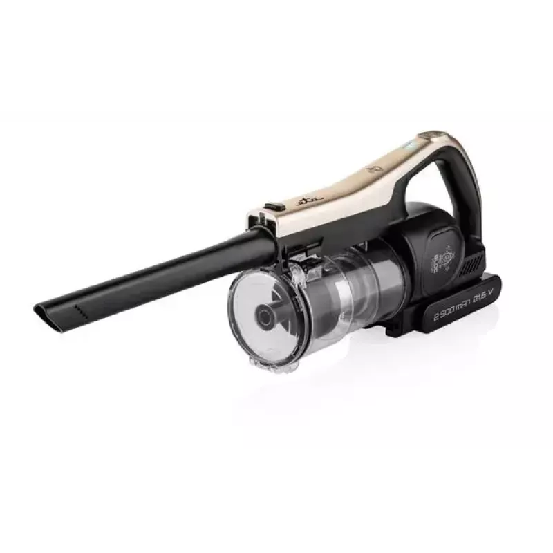 Bezvadu rokas putekļsūcējs ETA Gold Power — bezmaiss, ciklona filtrs, HEPA, 0,4 L, Li-Ion akumulators, 35 min darbība, 2,29 kg