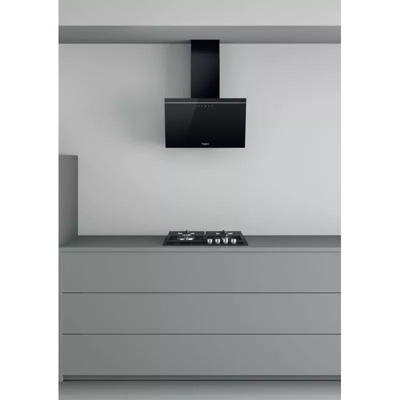 Whirlpool AKR 62F LT K sienas nosūcējs melns 650 m³/h