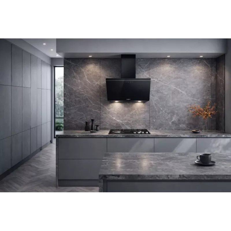 Whirlpool AKR 62F LT K sienas nosūcējs melns 650 m³/h