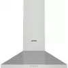Gorenje KH60A F2LB SS WHC629E4X RL_G400, 450 m³/h, Cauruļvadu/Cirkulācijas, C, A, B, 65 dB