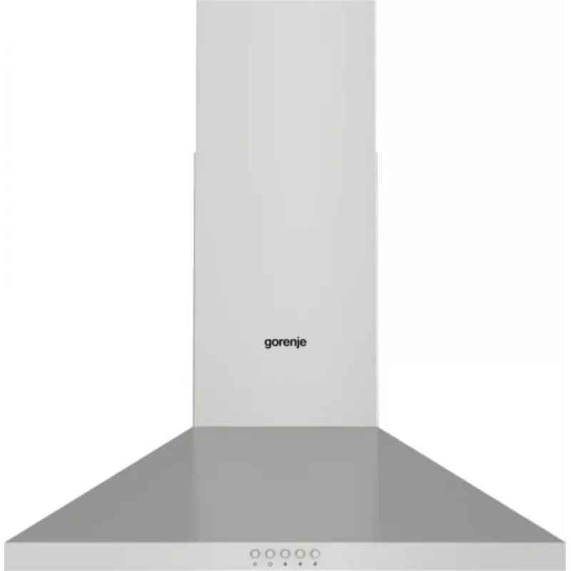 Gorenje KH60A F2LB SS WHC629E4X RL_G400, 450 m³/h, Cauruļvadu/Cirkulācijas, C, A, B, 65 dB