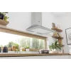 Gorenje KH60A F2LB SS WHC629E4X RL_G400, 450 m³/h, Cauruļvadu/Cirkulācijas, C, A, B, 65 dB