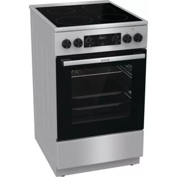 Gorenje GECS5C70XA brīvstāvoša plīts ar keramikas virsmu, nerūsējošais tērauds