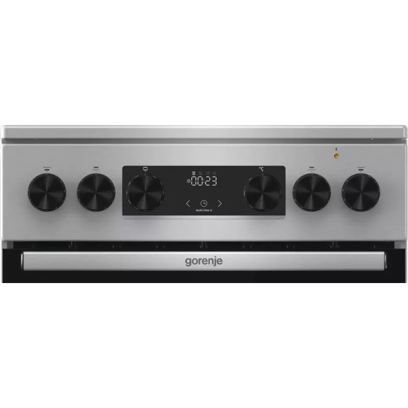 Gorenje GECS5C70XA brīvstāvoša plīts ar keramikas virsmu, nerūsējošais tērauds