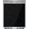 Gorenje GECS5C70XA brīvstāvoša plīts ar keramikas virsmu, nerūsējošais tērauds
