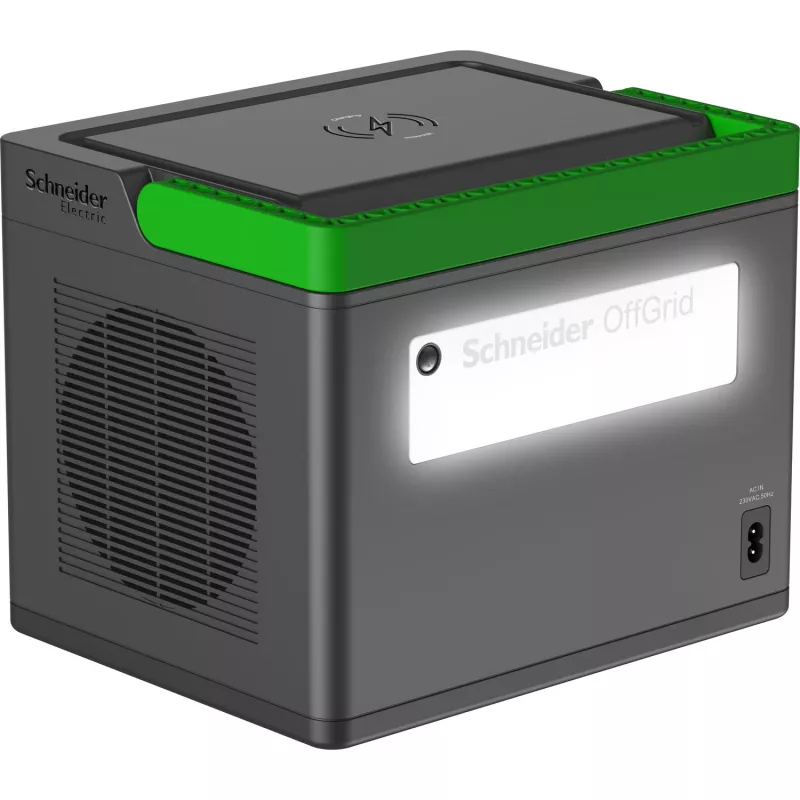 APC SE OffGrid pārnēsājamā barošanas stacija 500 - Li-Ion akumulators, LCD, 2x UK kontaktligzdas, 3x USB-A, 2x USB-C, 3x 12V, bezvadu lādētājs