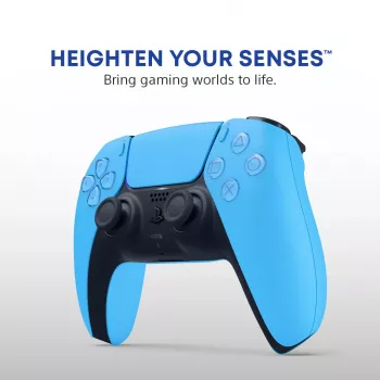 Spēļu kontrolieris Sony DualSense v3 Zils — Bluetooth/USB, USB-C, iebūvēts akumulators, PlayStation 5 saderīgs