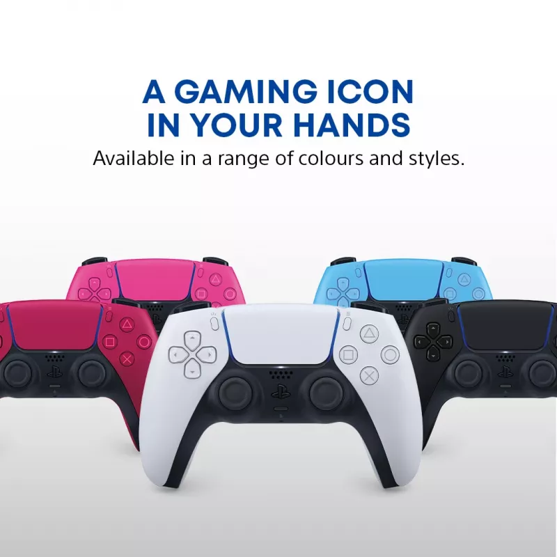 Spēļu kontrolieris Sony DualSense v3 Zils — Bluetooth/USB, USB-C, iebūvēts akumulators, PlayStation 5 saderīgs