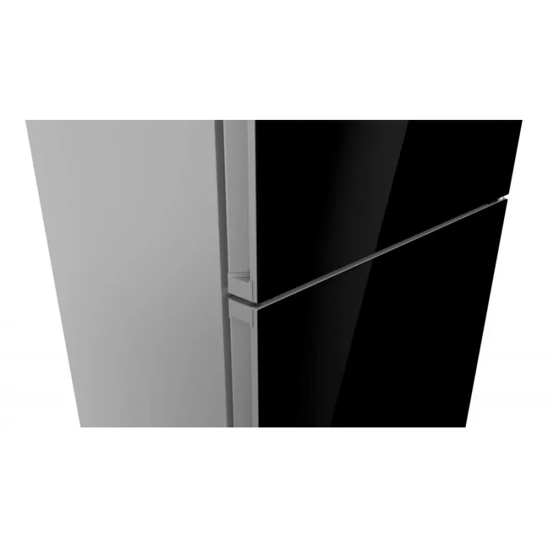 Bosch Serie 6 KGN49LBCF ledusskapis-saliedētājs brīvstāvošs 440 L Melns