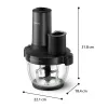 Philips 5000 series HR1507/00 elektriskais virtuves kombains 2 L 650 W Melns