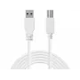 Sandberg USB 3.0 A-B kabelis 1.8 m, balts