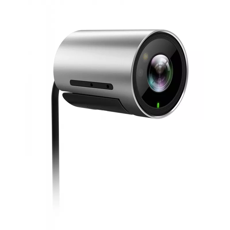 Tīmekļa kamera Yealink UVC30 Ultra HD 4K — 8.51 MP, 3840×2160, USB 3.2 Gen 1, stiprinājums ar klipsi, melna/sudraba