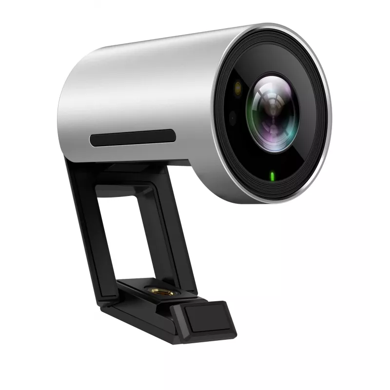 Tīmekļa kamera Yealink UVC30 Ultra HD 4K — 8.51 MP, 3840×2160, USB 3.2 Gen 1, stiprinājums ar klipsi, melna/sudraba