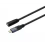 USB kabelis VivoLink PROUSBCMF0.3 — USB-C (vīrišķais) uz USB-A (vīrišķais), 0,3 m
