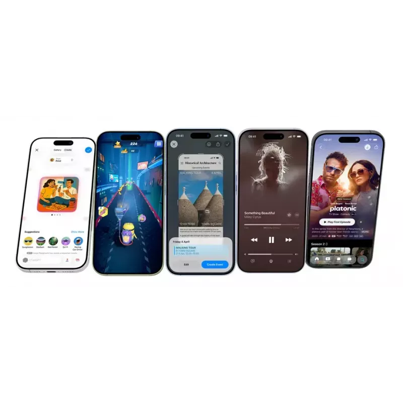 Viedtālrunis Apple iPhone 17 — 6,3 collu (16 cm) displejs, A19, 256 GB, Dual SIM, 48 MP divkameru sistēma, iOS 26, Balts
