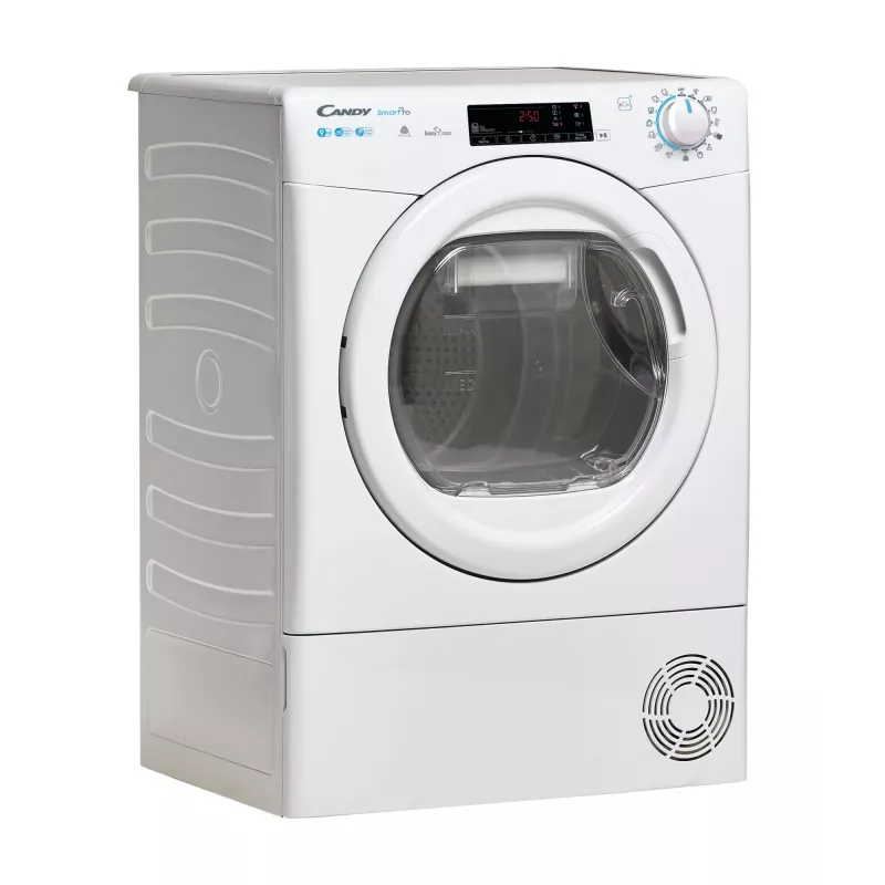 Candy Smart Pro CSOE H9A2TE-S veļas žāvētājs Brīvstāvošs Priekšējā ielāde 9 kg Balts