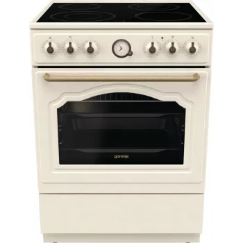 Brīvi stāvoša plīts Gorenje GECS6B70CLI ar keramikas virsmu, bēša