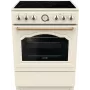 Brīvi stāvoša plīts Gorenje GECS6B70CLI ar keramikas virsmu, bēša