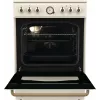 Brīvi stāvoša plīts Gorenje GECS6B70CLI ar keramikas virsmu, bēša