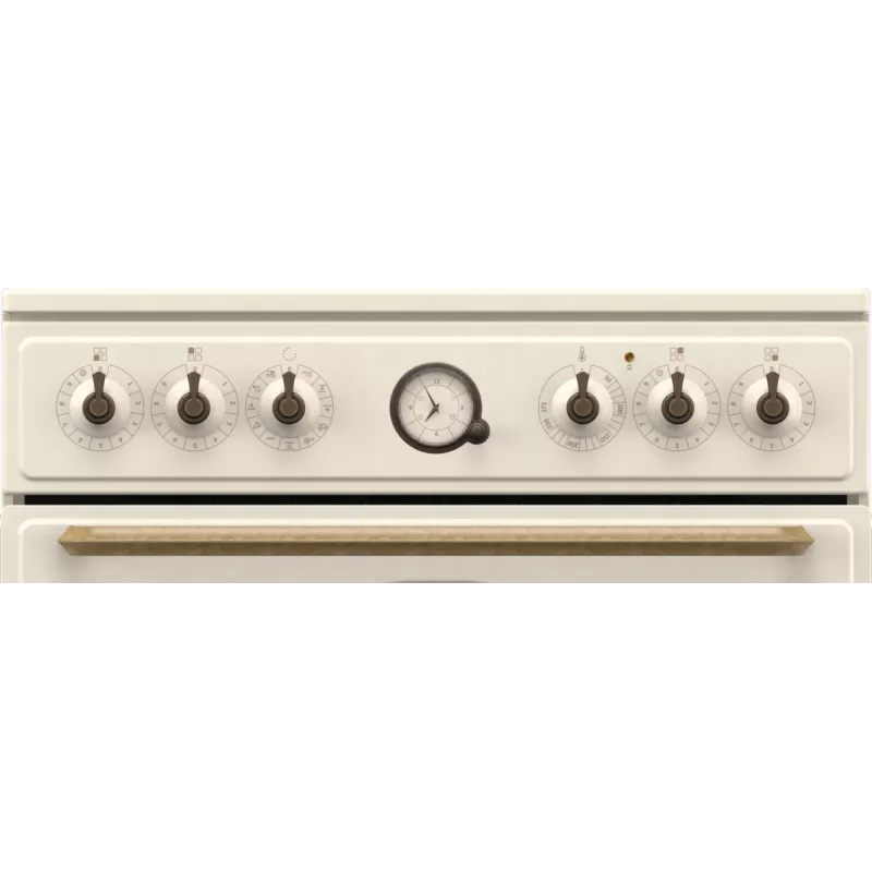 Brīvi stāvoša plīts Gorenje GECS6B70CLI ar keramikas virsmu, bēša