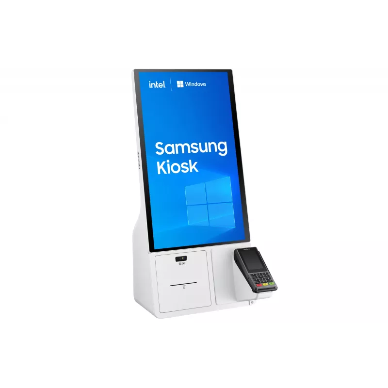 Samsung KM24C-C Kiosk dizains 61 cm (24 collu) LED 250 cd/m² Full HD Balts Skārienekrāns Iebūvēts procesors Windows 10 IoT Enterprise 16/7