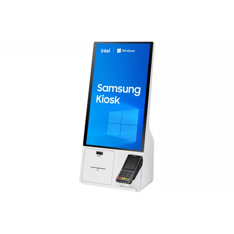 Samsung KM24C-C Kiosk dizains 61 cm (24 collu) LED 250 cd/m² Full HD Balts Skārienekrāns Iebūvēts procesors Windows 10 IoT Enterprise 16/7