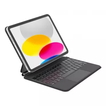 Belkin BBZ002de-V3 QWERTZ vācu Bluetooth tastatūra ar skārienpaliktni melna iPad 10.9 inch