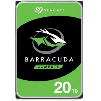 Seagate Barracuda 20TB iekšējais cietais disks 7200 RPM 512 MB 3.5 collu Serial ATA