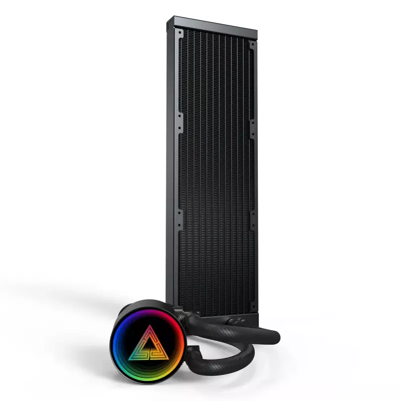 Montech LightFlow ARGB 360 procesora šķidruma dzesētājs 360 mm melns