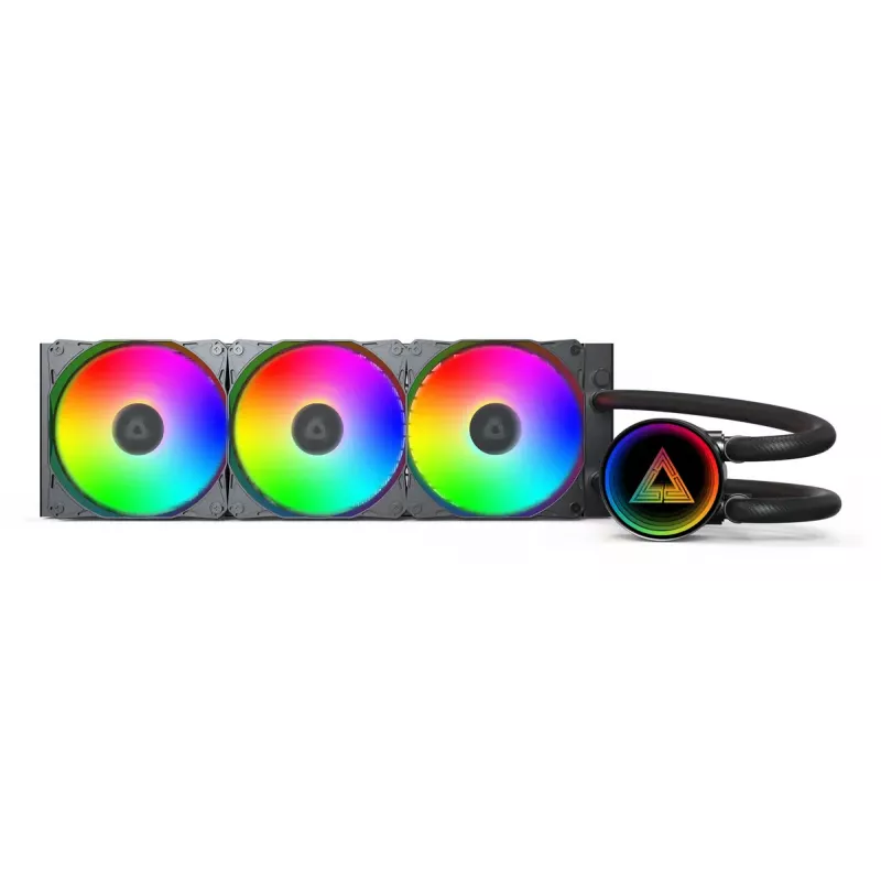 Montech LightFlow ARGB 360 procesora šķidruma dzesētājs 360 mm melns