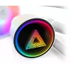 Montech LightFlow ARGB 360 procesora šķidruma dzesētājs 360 mm melns