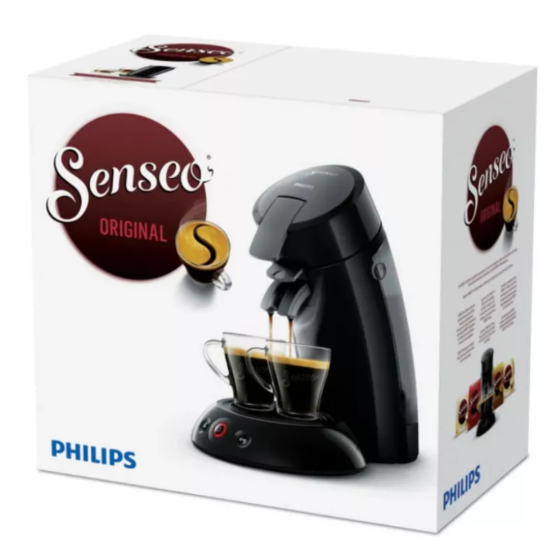 Kafijas automāts kapsulām Philips Senseo HD6553/67 0.7L 2 krūzes 1450W Melns