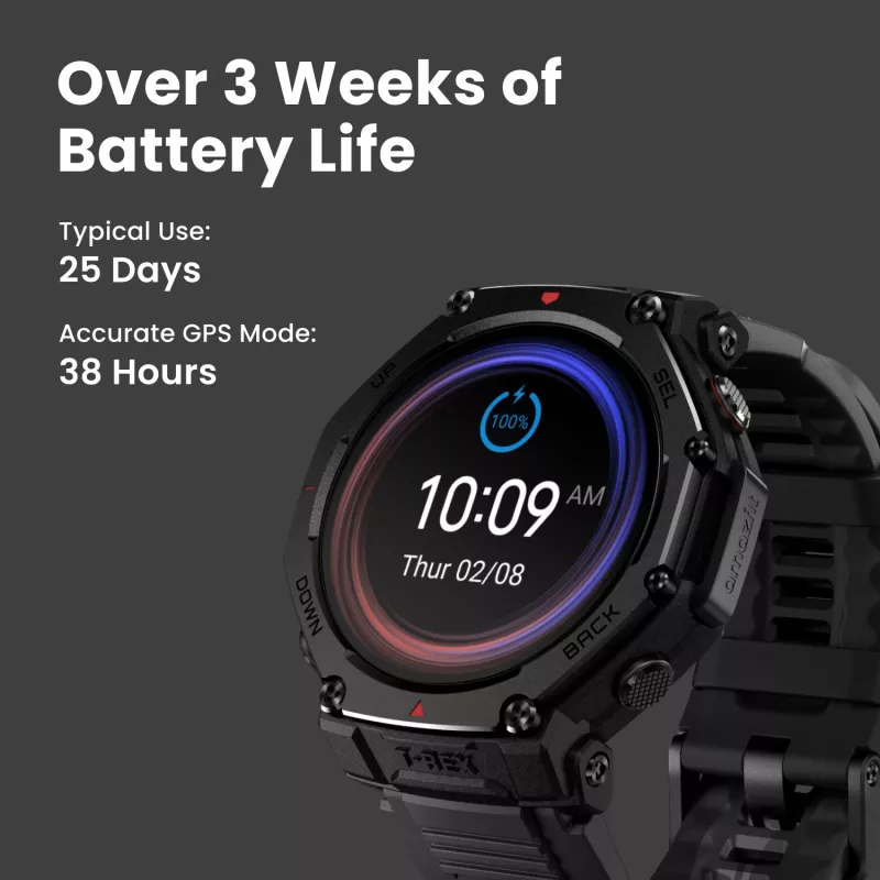 Viedpulkstenis Amazfit T-Rex 3 Pro AMOLED 1,5 collu GPS Wi-Fi 700 mAh