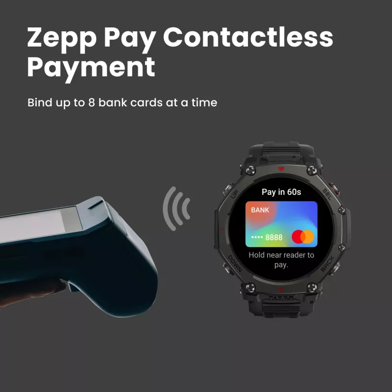 Viedpulkstenis Amazfit T-Rex 3 Pro AMOLED 1,5 collu GPS Wi-Fi 700 mAh