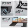 Axagon STND-LAB alumīnija statīvs klēpjdatoriem 10 inch–17.3 inch, astoņas augstuma un leņķa pozīcijas, melns