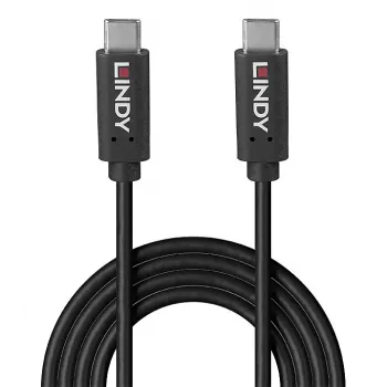 Lindy 36975 USB kabelis USB 3.2 Gen 2x2 1.5 m USB C Melns