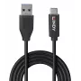 Lindy 36971 USB kabelis USB 3.2 Gen 2 (3.1 Gen 2) 1 m USB A USB C Melns