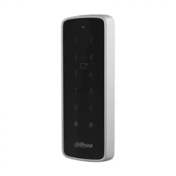 Piekļuves kontroles lasītājs DAHUA DHI-ASR2201D-B — 13.56 MHz, 9–15 V DC, 200 mA, 47.5×16×135 mm