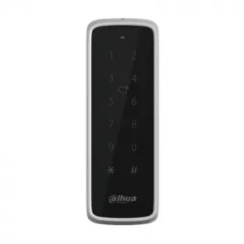 Piekļuves kontroles lasītājs DAHUA DHI-ASR2201D-B — 13.56 MHz, 9–15 V DC, 200 mA, 47.5×16×135 mm