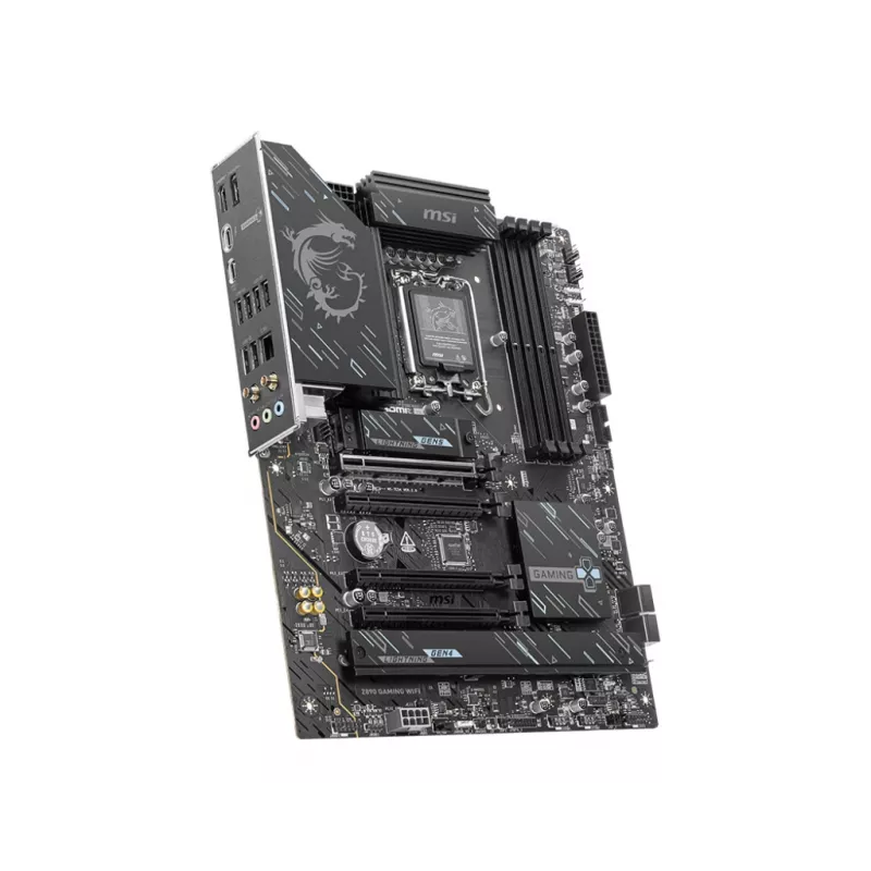 Mātesplate MSI Z890 Gaming WiFi — Intel Z890 ATX, LGA1851 (S1851), DDR5, 4x DIMM, Wi‑Fi 7, 2.5GbE, 3x M.2