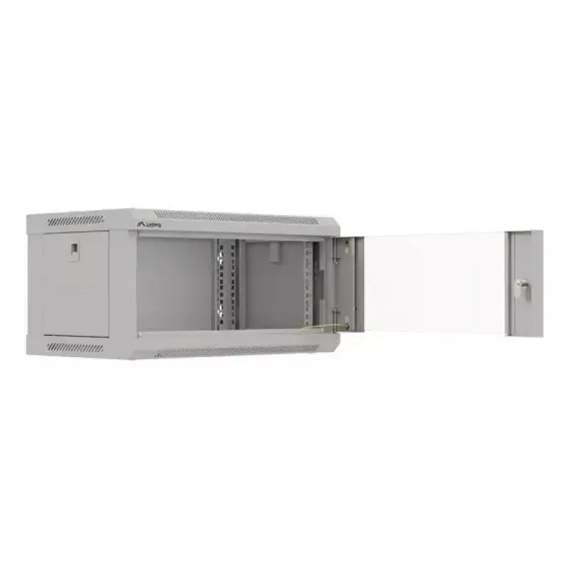 Sienas stiprinājuma servera skapis LANBERG WF03-5304-10S, 4U, 60 kg, pelēks, 281x540x350 mm