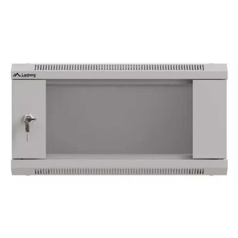 Sienas stiprinājuma servera skapis LANBERG WF03-5304-10S, 4U, 60 kg, pelēks, 281x540x350 mm