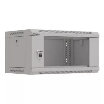 Sienas stiprinājuma servera skapis LANBERG WF03-5304-10S, 4U, 60 kg, pelēks, 281x540x350 mm