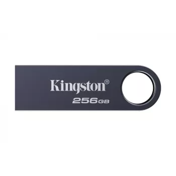 USB zibatmiņa KINGSTON DataTraveler SE9 G3 256GB — USB Type-A, USB 3.2 Gen 1, lasīšana 220 MB/s, rakstīšana 100 MB/s, bez vāciņa, tumšā niķelēta