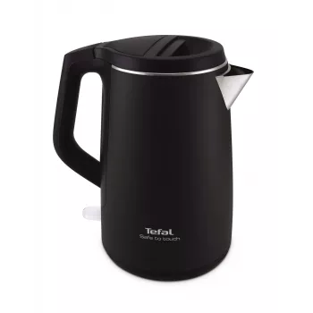 Tefal KO3718 elektriskā tējkanna 1.5 L 2400 W Melna, Nerūsējošais tērauds