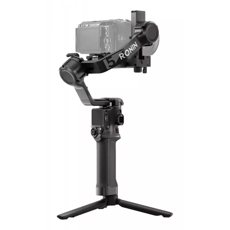 Rokas stabilizators kamerai DJI RS 5 — alumīnijs, melns, 30 h darbības laiks, 1.46 kg